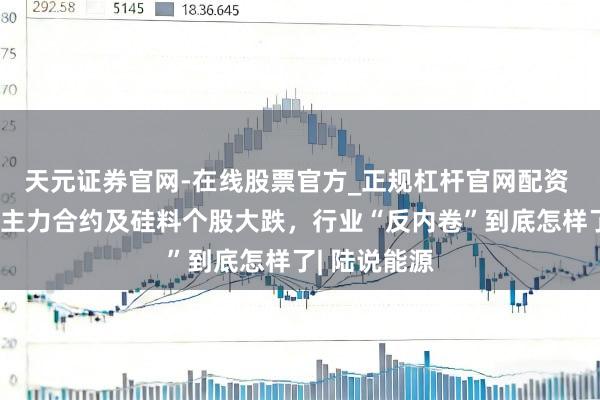 天元证券官网-在线股票官方_正规杠杆官网配资 多晶硅期货主力合约及硅料个股大跌，行业“反内卷”到底怎样了| 陆说能源